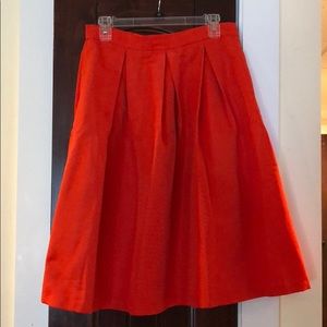 Blood orange skirt
